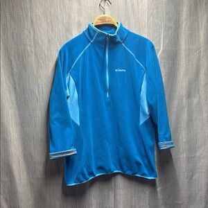 🇺🇸 Columbia Blue Quarter-Zip Pullover XL
